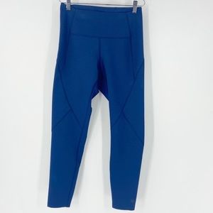 LNDR Leggings High Rise Blue Womens Medium